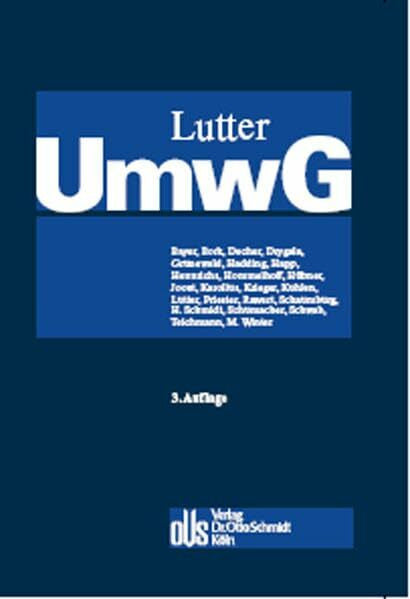 Drygala, Tim Umwandlungsgesetz