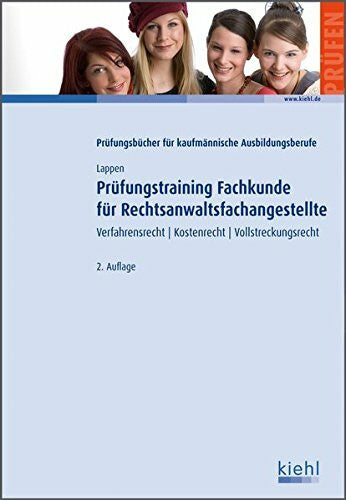Karsten Roeser Prüfungstraining Fachkunde für Rechtsanwaltsfachangestellte