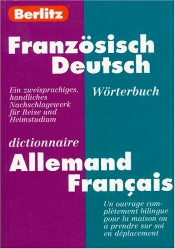 Berlitz German-French Berlitz Bilingual Dictionary