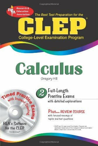 Hill, Gregory The Best Test Preparation for the CLEP Calculus