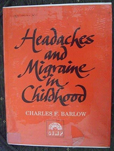 Barlow, Charles F Barlow;Headache Child Cdm 91