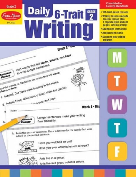 Evan-Moor Educational Publishers Daily 6-Trait Writing, Grade 2 Teacher Edition