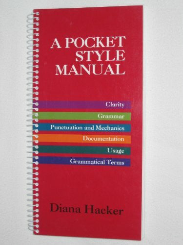 HACKER A Pocket Style Manual