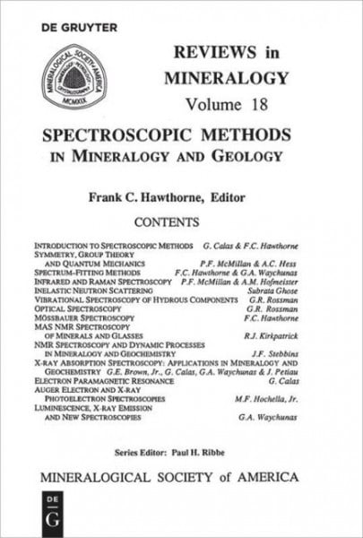 Hawthorne, Frank C. Spectroscopic Methods in Mineralogy and Geology