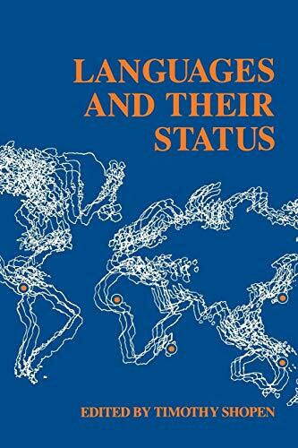 Shopen, Timothy Languages and Their Status