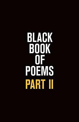 Hunanyan, Vincent Black Book of Poems II