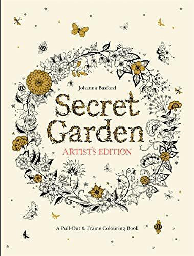 Basford, Johanna Secret Garden Artist's Edition: A Pull-Out & Frame Colouring Book