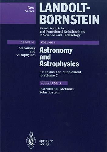 Wolf, R. Instruments, Methods, Solar System (Landolt-Börnstein: Numerical Data and Functional Relationships in Science and Technology - New Series, 3A)