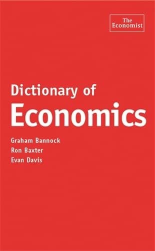 Baxter, R.E. Dictionary Of Economics