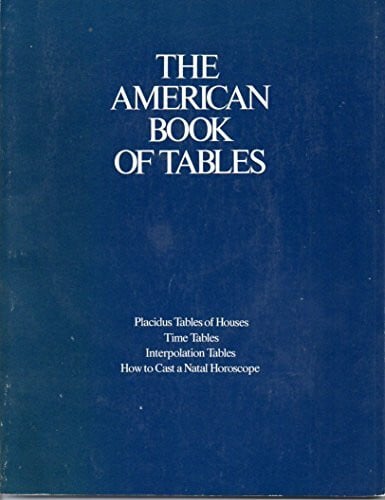 Michelsen, Neil F. The American Book of Tables