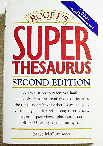 Marc McCutcheon Roget's Super Thesaurus