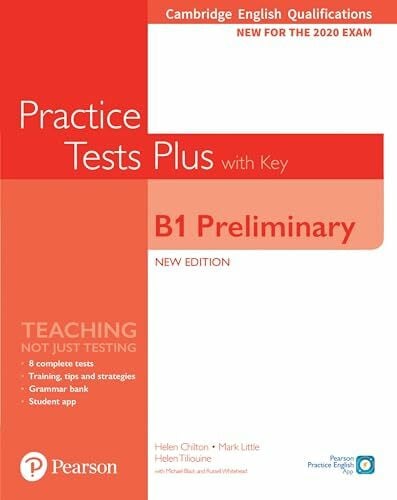 Whitehead, Russell Cambridge English Practice Test Plus with Key (B1 Preliminary) (Practice Tests Plus)