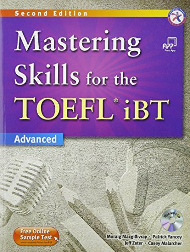 Jeff Zeter Mastering Skills for the TOEFL iBT, 2nd Edition Advanced Combined Book & MP3 CD
