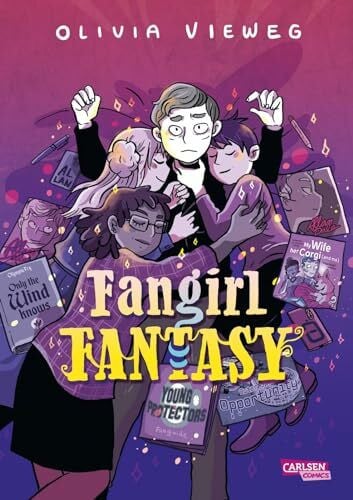 Vieweg, Olivia Fangirl Fantasy: Schräge Graphic Novel ab 12 Jahren über einen Romcom-Star in der Identitätskrise und weibliche Fan-Kultur