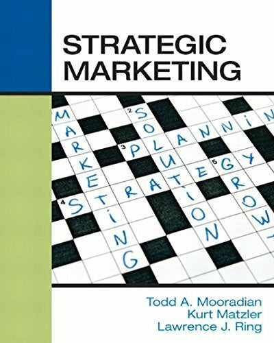 Ring PhD, Prof Lawrence J Strategic Marketing