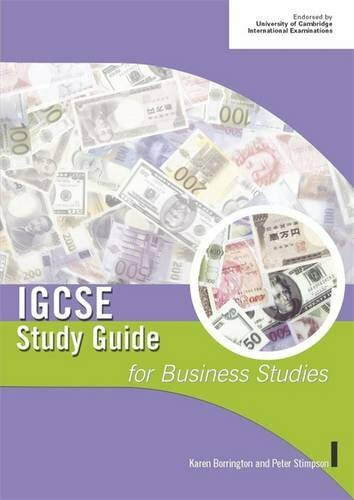 Borrington, Karen IGCSE Study Guide for Business Studies (IGCSE Study Guides)