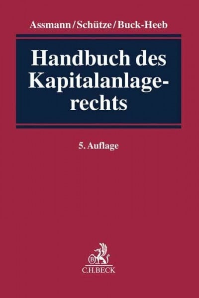 Gurlit, Elke Handbuch des Kapitalanlagerechts