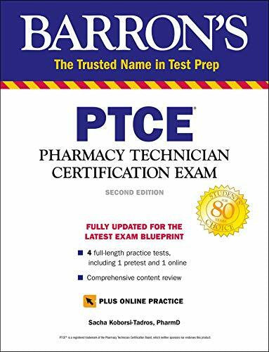 Koborsi-Tadros PharmD, Sacha PTCE with Online Test: Pharmacy Technician Certification Exam (Barron's Test Prep)