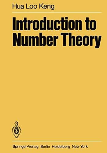 Peter Shiu Introduction to Number Theory