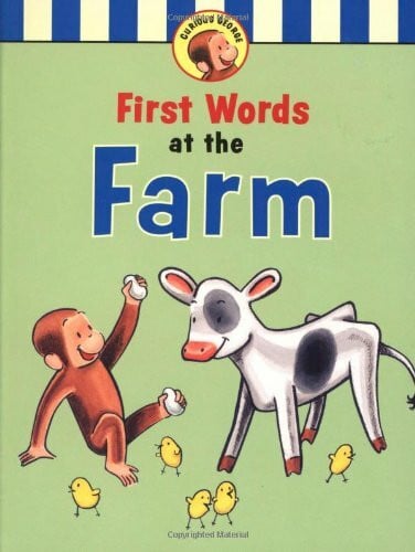 h-a-rey-margret-rey Curious George's First Words at the Farm