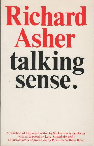 Richard Asher Talking Sense