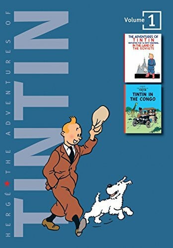 Hergé The Adventures of Tintin: Volume 1 (Compact Editions): Tintin in the Land of the Soviets / Tintin in the Congo (The Adventures of Tintin - Compact Editions)