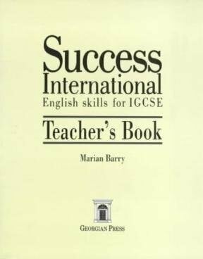 Barry, Marian Teacher's Book (Success International: English Skills for IGCSE)