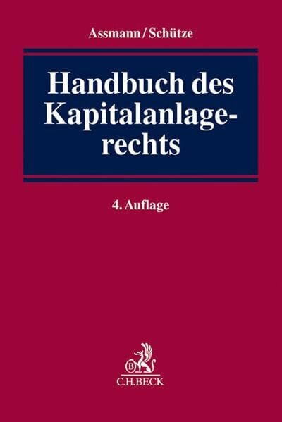 Worms, Alexander Handbuch des Kapitalanlagerechts