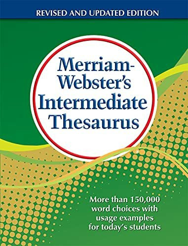 Merriam-Webster Merriam-Webster's Intermediate Thesaurus