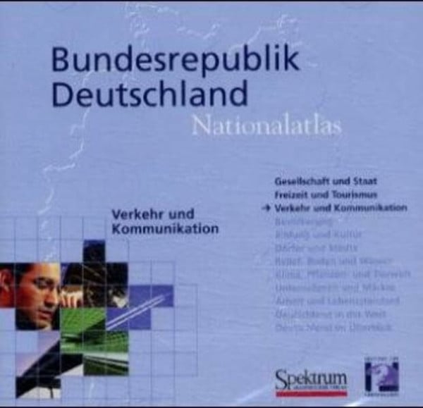 Institut f. Länderkunde Nationalatlas Bundesrepublik Deutschland - Verkehr und Kommunikation (CD-ROM)