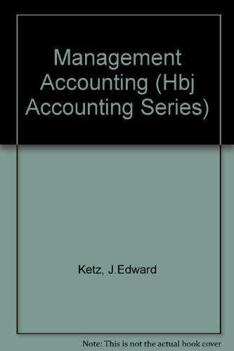 Baxendale, Sidney J. Management Accounting (Hbj Accounting Series)