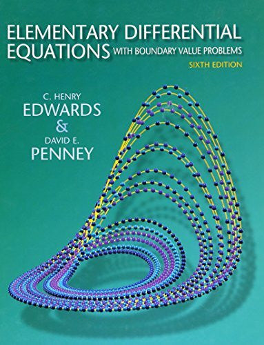 Calvis, David Elementary Differential Equations With Boundary Value Problems