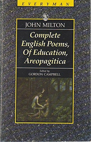 Milton, John Complete English Peoms: Everyman's Library (Everyman's Classics S.)