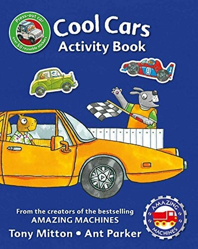 Parker, Ant Amazing Machines Cool Cars Activity Book
