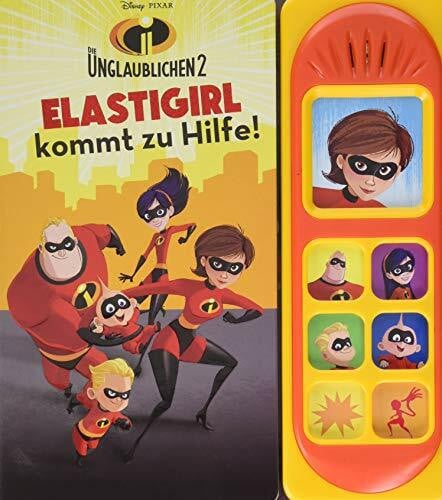 Disney Die Unglaublichen 2 - Disney - Elastigirl kommt zu Hilfe! -Soundbuch - Pappbilderbuch mit 7 coolen Geräuschen für Kinder ab 3 Jahren