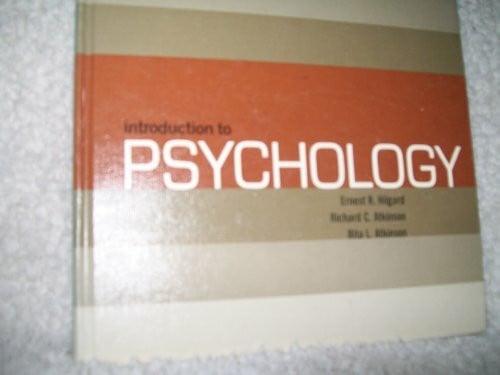 Atkinson, Richard C. Introduction to Psychology