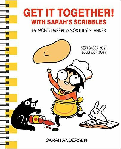 Andersen, Sarah Sarah's Scribbles 16-Month 2021-2022 Weekly/Monthly Planner Calendar: Get It Together!