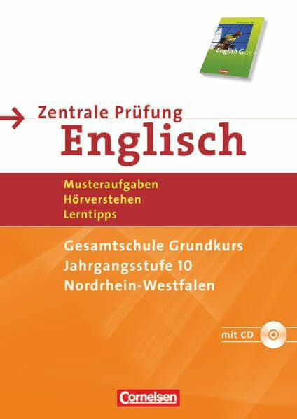 Christie, David Abschlussprüfung Englisch - English G 21 - Sekundarstufe I - Nordrhein-Westfalen / 10. Schuljahr - Zentrale Prüfung Typ A: Arbeitsheft mit Lösungsheft und Audio-Materialien