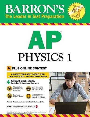Wolf M.A. Ed. M, Jonathan AP Physics 1 with Online Tests: with Bonus Online Tests (Barron's AP Physics 1 and 2)