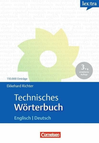 Richter, Dr. Ekkehard Lextra - Englisch - Fachwörterbücher: Technisches Wörterbuch: Maschinenbau, Anlagentechnik, Umwelttechnik. Englisch-Deutsch