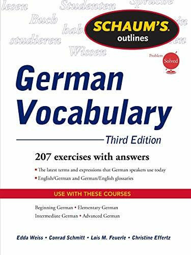 WEISS, Edda Schaum's Outline of German Vocabulary, 3ed (Schaum's Outlines)