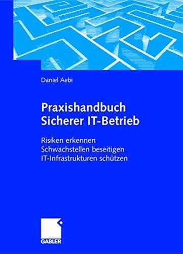Aebi, Daniel Praxishandbuch Sicherer IT-Betrieb: Risiken erkennen Schwachstellen beseitigen IT-Infrastrukturen schützen