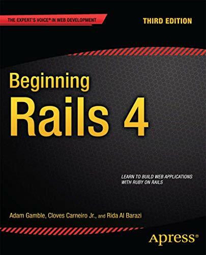 Al Barazi, Rida Beginning Rails 4: Third Edition (The Expert's Voice in Web Development)