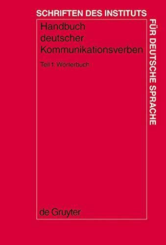 Proost, Kristel Wörterbuch: Worterbuch (Schriften des Instituts für Deutsche Sprache, 10.1)