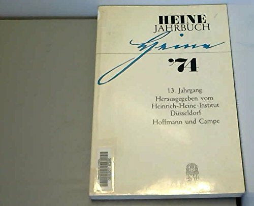 Kruse, Joseph A Heine Jahrbuch