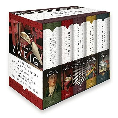 Zweig, Stefan Stefan Zweig, Die großen Werke (Biografien: Der Kampf mit dem Dämön/Amerigo/Magellan - Die Welt von gestern - Schachnovelle und andere Erzählungen - ... Der Kampf mit dem Dämon. Magellan. Amerigo