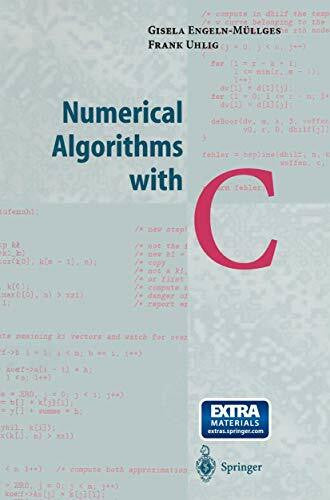 Uhlig, F. Numerical Algorithms with C