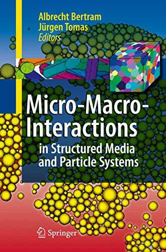 Tomas, Jürgen Micro-Macro-Interactions: In Structured Media and Particle Systems