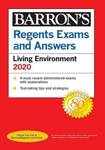 Hunter, Gregory Scott Regents Exams and Answers: Living Environment 2020 (Barron's Regents NY)