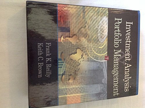 Brown, Keith C. Investment Analysis and Portfolio Management